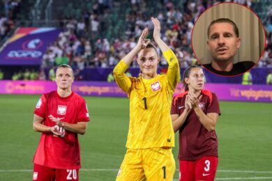 Artur Wichniarek podpowiada reprezentantkom Polski. “Tędy droga”