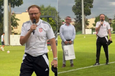 Stokowiec zwrócił się do kibiców Puszczy. Przeprosił za swoje słowa [WIDEO]