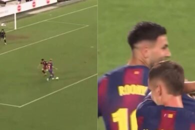 Barca wygrywa letni sparing. “Lewy” z asystą [WIDEO]