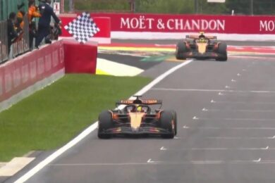 Oscar Piastri wygrał GP Belgii. Wyścig był opóźniony o ponad godzinę!