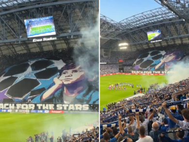 Efektowna oprawa kibiców Lecha Poznań! “Sięgnij gwiazd” [WIDEO]