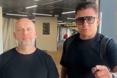 Peja przyleciał do Belgradu wspierać Lecha Poznań