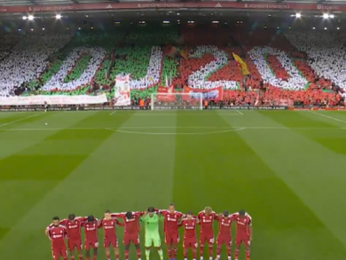 Sceny na Anfield. Liverpool oddał hołd Diogo Jocie [WIDEO]