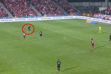 Raków prowadzi z starciu z Bułgarami! Ależ błąd defensywy [WIDEO]