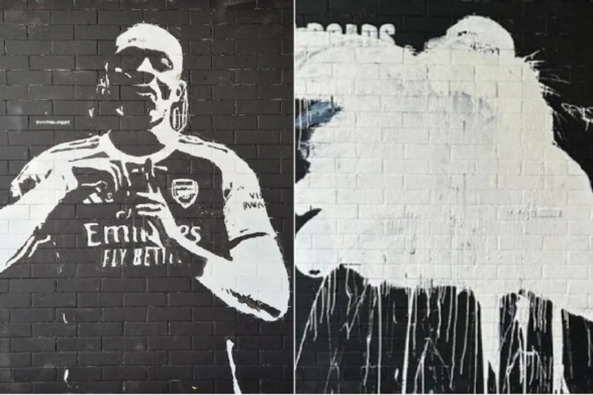 Eberechi Eze mural kibice Spurs