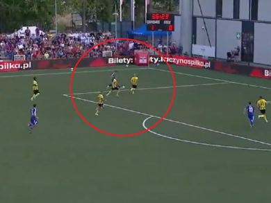 Wieczysta przegrała pierwszy mecz w sezonie! Kapitalny gol ozdobą meczu [WIDEO]