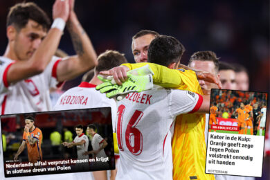 Holenderskie media drwią po remisie z Polską. “Kac na De Kuip”, “Policzek w twarz”