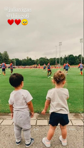 Dzieci Thiago i Lewandowskiego