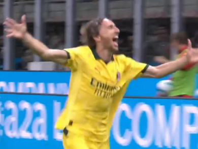 Kapitalny gol Luki Modricia! Chorwat daje Milanowi zwycięstwo [WIDEO]