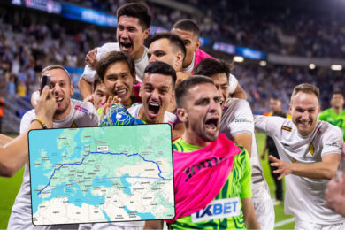 Paradoks zasad UEFA. Absurdalna podróż Kajratu Ałmaty na mecz LM