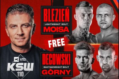 Dwie walki XTB KSW 110 na antenie Kanału Sportowego! Transmisja live z Rzeszowa