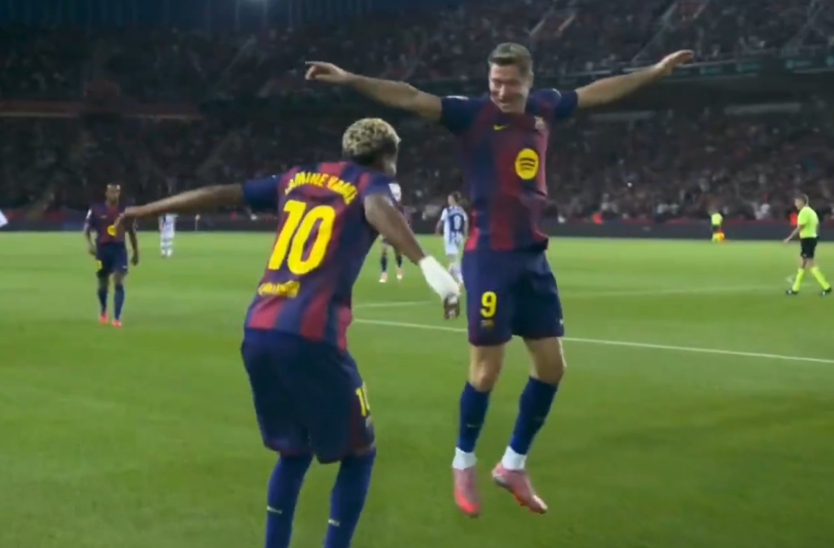 Barcelona liderem tabeli! Lewandowski z golem, a mogło być jeszcze lepiej [WIDEO]