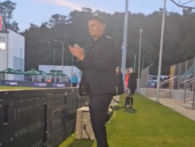 Tak Mateusz Borek zareagował na pierwszego gola w meczu w Dębicy! [WIDEO]