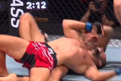 Mateusz Gamrot musiał uznać wyższość legendy UFC! Nie tak miało być [WIDEO]
