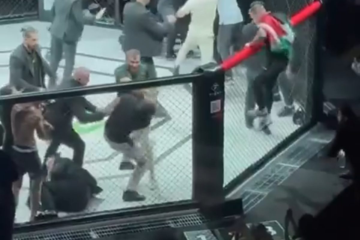 Zawodnik KSW wdał się w bójkę podczas gali MMA. Dantejskie sceny