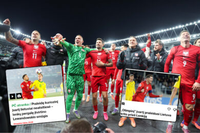 Litewskie media zgodne po meczu z Polską. “Lewandowski i spółka zadowoleni”