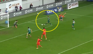Co za pech Piątkowskiego. Legia musi gonić wynik w Lubinie [WIDEO]