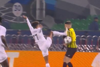 Koszmarny faul w Lidze Mistrzów! Ucierpiał były gracz z Ekstraklasy [WIDEO]