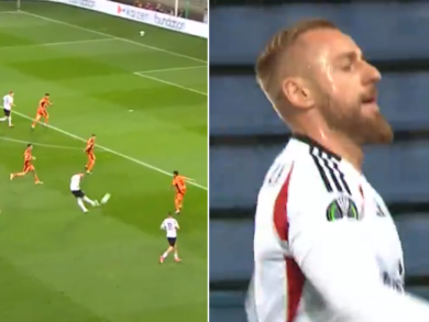 KAPITALNY gol Rafała Augustyniaka! Legia na prowadzeniu [WIDEO]