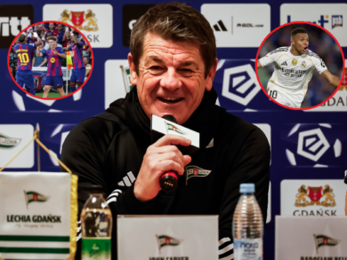 Trener Lechii dostał pytanie o… El Clasico! Ten zespół mógłby poprowadzić