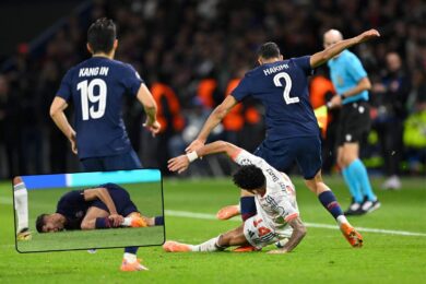 Niepokój w Paryżu po kontuzji Hakimiego. Wyglądało to źle