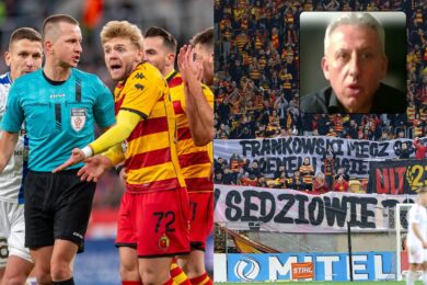 Ks. Kostorz o wulgarnych transparentach kibiców Jagiellonii: Ktoś bronił Mioduskiego?