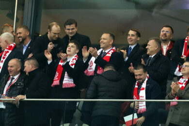 Karol Nawrocki pojawił się na PGE Narodowym. Tak zareagowali kibice!