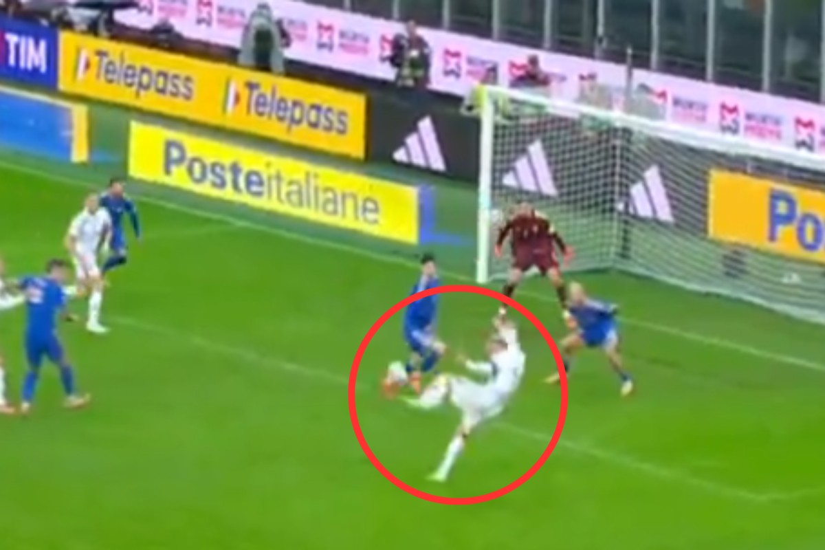 Włosi Norwegia Haaland gol