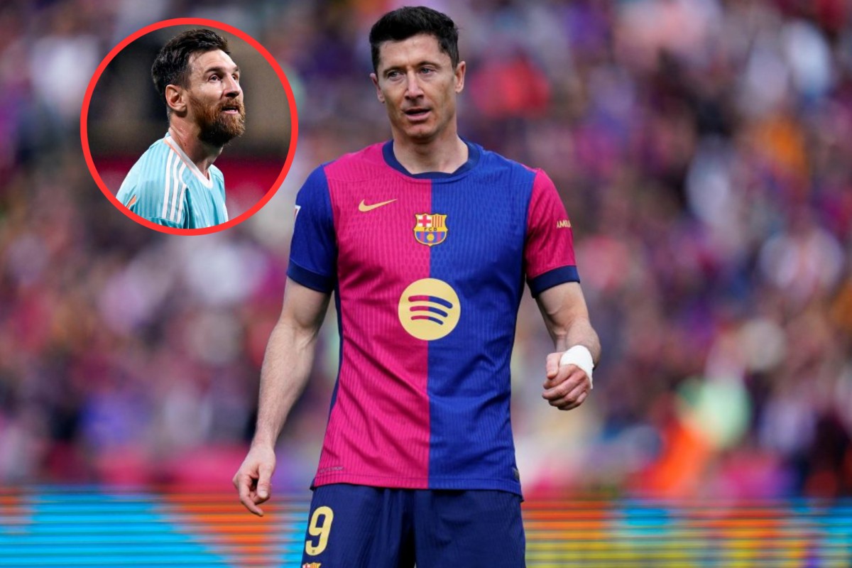 Lewandowski Messi