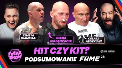 „Gleba” zabrał głos po gali FAME 28. Taką odniósł kontuzję. „Dużo krwii”