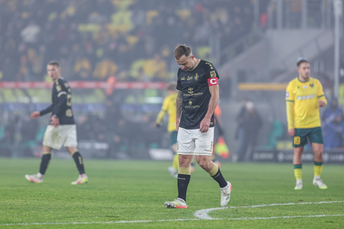 Kamil Grosicki podczas meczu Pogoń Szczecin