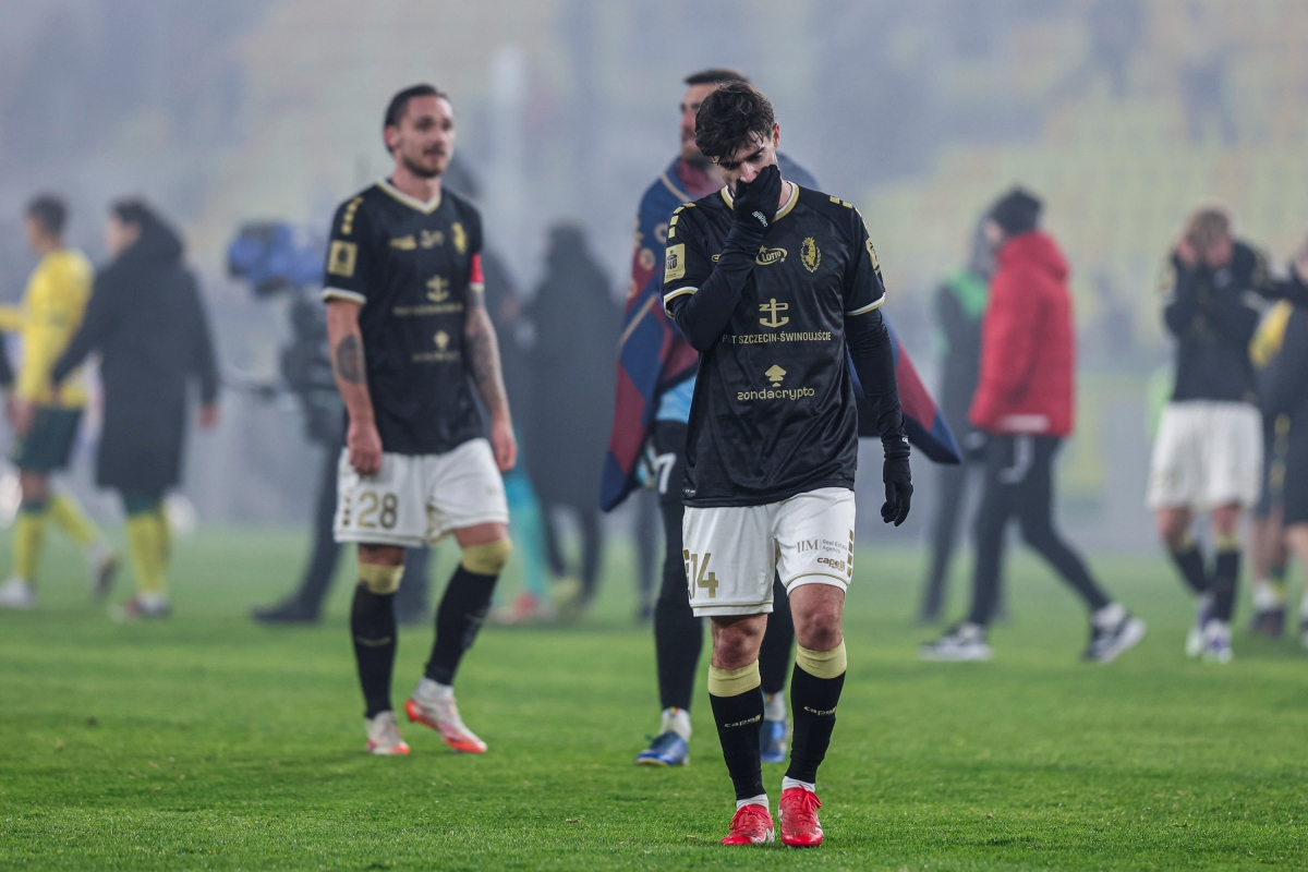 Jose Pozo podczas meczu GKS Katowice - Pogoń Szczecin