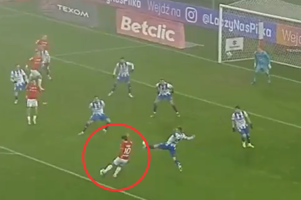 Wisła Kraków Stal gol