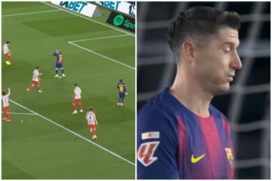 NIEWIARYGODNE! Koszmarny rzut karny Lewandowskiego. Co za pudło!