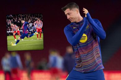 Lewandowski zaskoczył po spudłowanym karnym. Wrzucił to zdjęcie