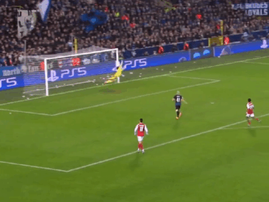 CUDOWNY gol piłkarza Arsenalu! „Strzał-marzenie. Po prostu Liga Mistrzów” [WIDEO]