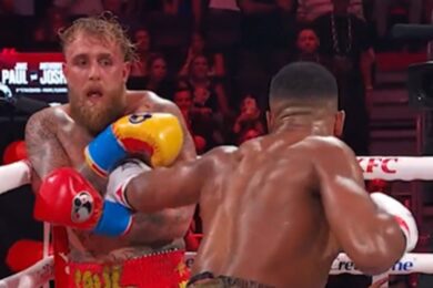 Anthony Joshua z potężnym nokautem! Jake Paul nie miał szans [WIDEO]