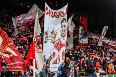 Piękne chwile na Anfield. Uczczą pamięć zmarłego Diogo Joty
