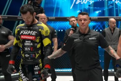 Były zawodnik UFC górą w pierwszej walce dla FAME! Nie było jednak łatwo