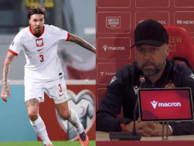 Trener Widzewa komplementuje Przemysława Wiśniewskiego. „Podoba mi się to”